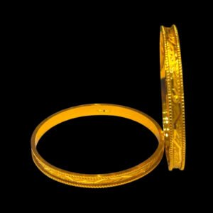 Regal Pattern 22KT Gold Churi Bangle