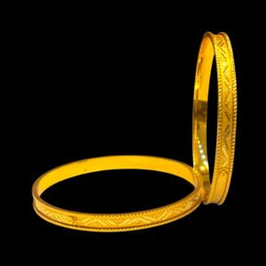 Majestic Glow 22KT Gold Churi Bangle