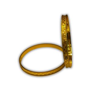 Floral Aura 22KT Gold Churi Bangle