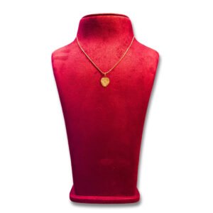 Golden Grace Heart Pendant