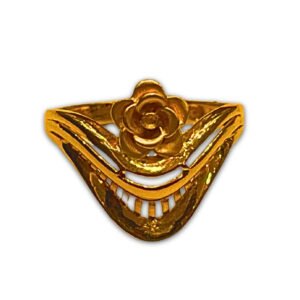 22Kt Gold Twisted Bridal Ring