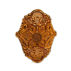 22Kt Gold Heart Bridal Ring