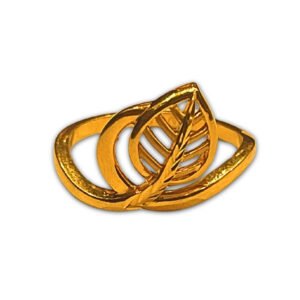 22Kt Gold Lotus Bridal Ring