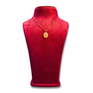 Golden Ribbon Glow Pendant