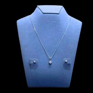 Refined 925 Silver Ladies Set Necklace Collection