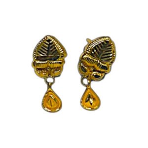 Crystal Leaf Gold Tops