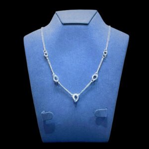 Stylish 925 Silver Ladies Set Necklace Collection