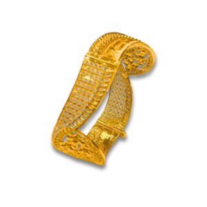 Lotus Design 22KT Gold Patla Bangle