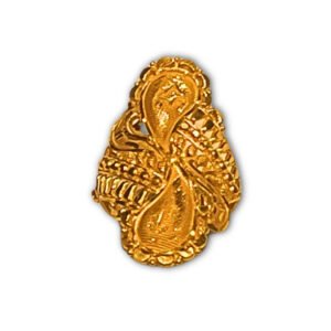 22Kt Gold Sunrise Bridal Ring