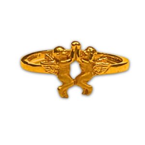Premium 22KT Gold Twisted Band Ring for Women