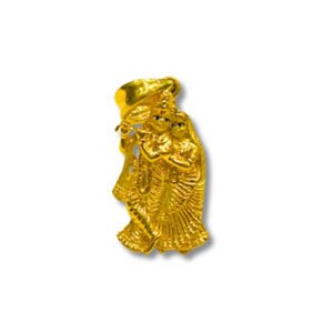 22KT Gold Radha Krishna Pendant