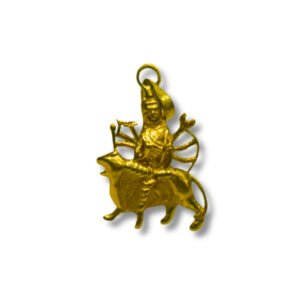 22KT Gold Durga Pendant