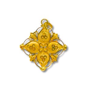 Golden Blossom Luxe Pendant