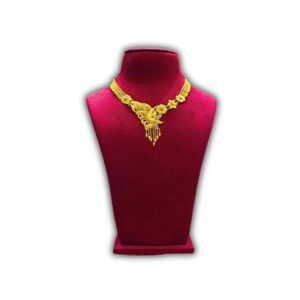 Golden Floral Grace 22Kt Necklace